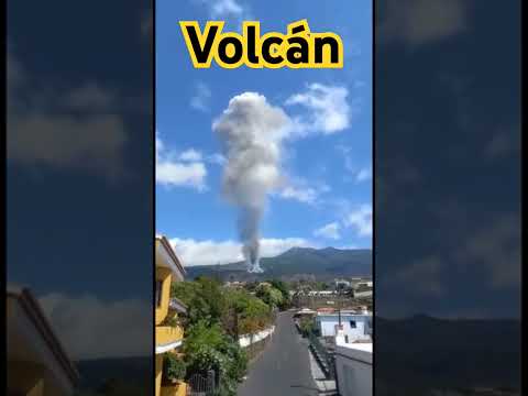 ASÍ comenzó la ERUPCIÓN del Volcán en La Palma Cumbre Vieja en Canarias  #volcano