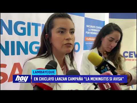 Chiclayo: Lanzan campaña “La Meningitis Si Avisa”