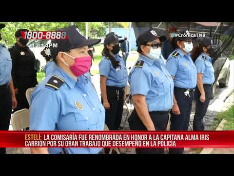Comisaría de la Mujer en Estelí es nombrada Alma Iris Carrión - Nicaragua