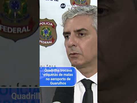 PF prende suspeitos de trocar etiquetas de bagagens para tráfico de drogas | SBT Brasil (24/04/24)