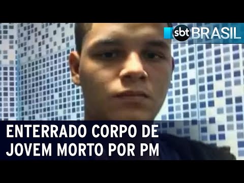 Corpo de jovem assassinado por PM no Complexo da Maré é enterrado | SBT Brasil (10/02/24)