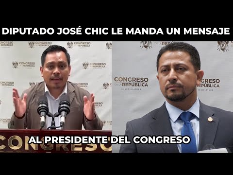 JOSÉ CHIC LE MANDA UNA CARTA A NERY RAMOS ANTE LA ELECCIÓN DE MAGISTRADOS DE LAS CORTES, GUATEMALA