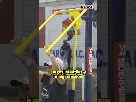 PERÚ: construyen JUEGOS Y MINIGIMNASIOS usando el acero de ARMAS INCAUTADAS #shorts | Trome