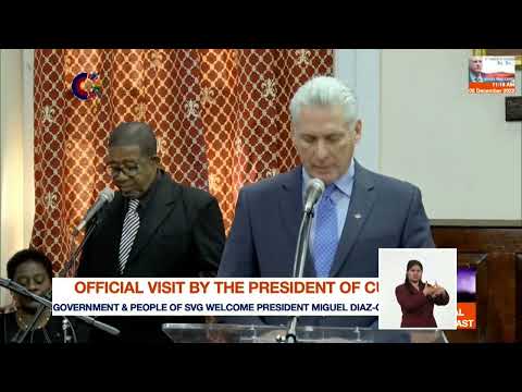 Discurso del Presidente de Cuba en Parlamento de San Vicente y las Granadinas