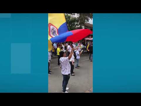 Masiva participación en las marchas contra el Gobierno Nacional en varios municipios de Antioquia