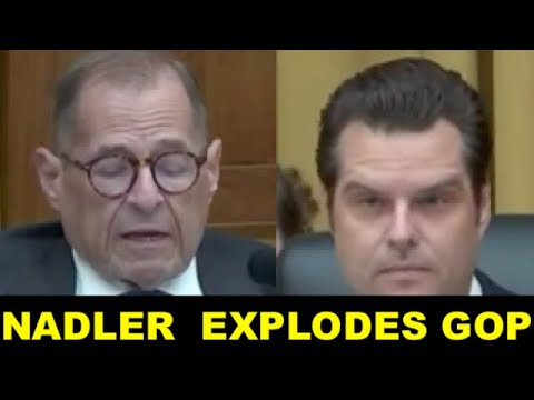 NADLER & SWALWELL DESTROY GAETZ JIM JORDAN & SHAPIRO TO FACE