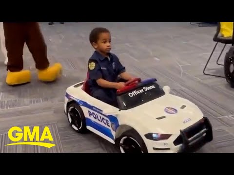 This Florida toddler's dream of becoming an honorary police officer comes true