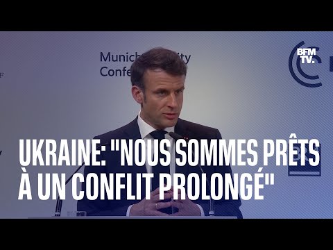 Guerre en Ukraine: Nous sommes prêts à un conflit prolongé, affirme Emmanuel Macron