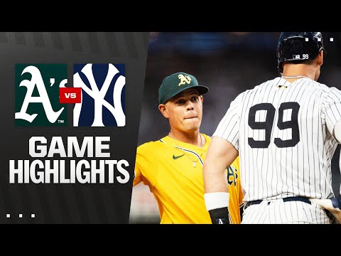 As vs. Yankees Game Highlights (6/27/25) | MLB Highlights