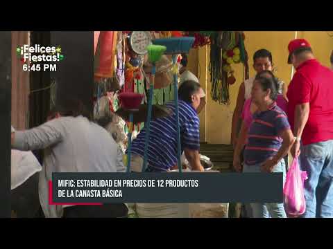 12 productos de la canasta básica mantienen sus precios en Nicaragua