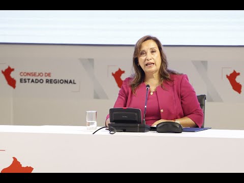 Presidenta Boluarte participa de la clausura del Consejo de Estado Regional