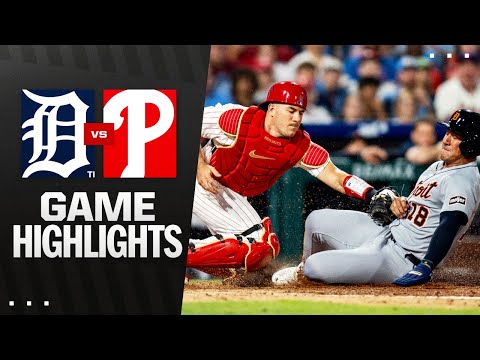 Tigers vs. Phillies Game Highlights (8/3/25) | MLB Highlights