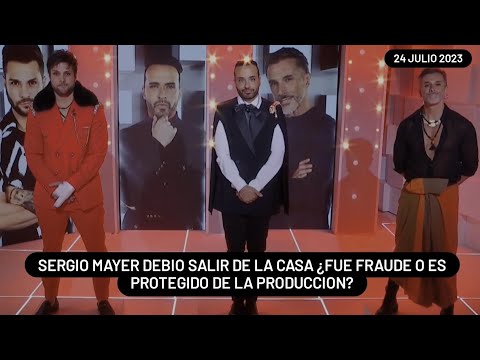 Sergio Mayer Debio Salir De La Casa Fraude O Protegido Por La Producion || 24-7-2023 || #lcdlfmx