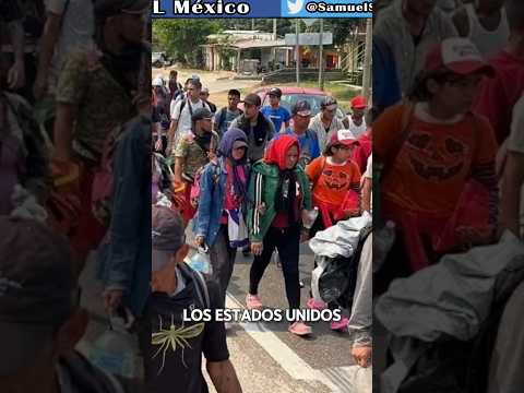 Migrantes En México: Cientos de MIGRANTES en Oaxaca RECHAZAN recibir ayuda del INM