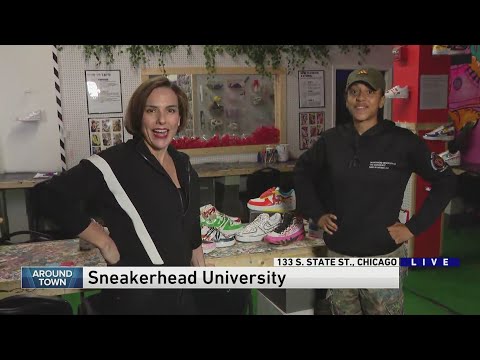 Around Town designs sneakers at Sneakerhead University