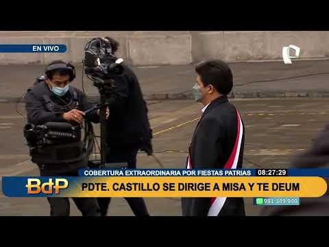 Pedro Castillo retorna a Palacio de Gobierno
