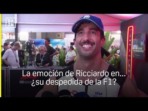 Ricciardo y su emocionante reacción en la que puede ser su despedida de la F1 #DAZNF1