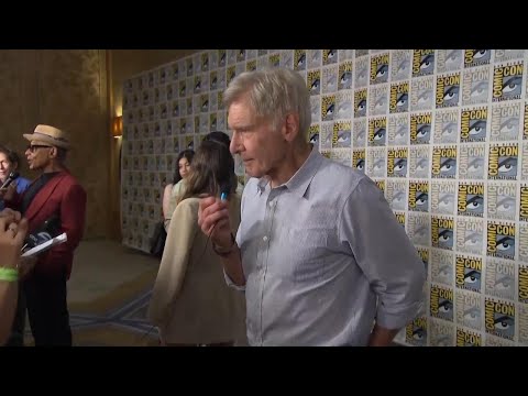 Anthony Mackie and Harrison Ford talk 'Captain America: Brave New World' at Comic-Con in San Diego