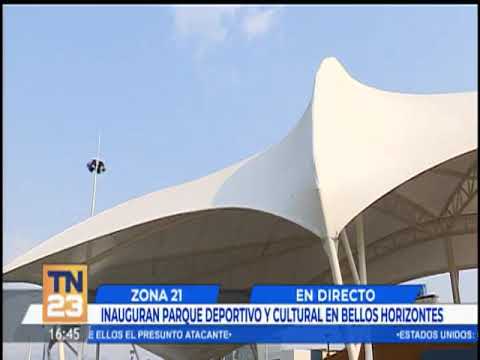 Inauguran parque deportivo y cultural en Bellos Horizontes
