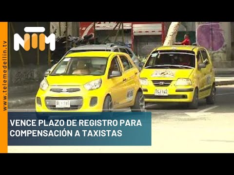 Vence plazo de registro para compensación a taxistas - Telemedellín