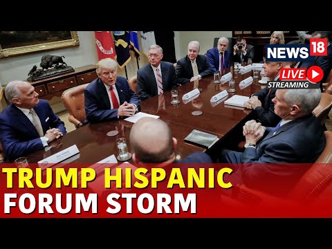 Trump Live | Trump Addresses Hispanic Roundtable With Building America's Future | US Elections 2024