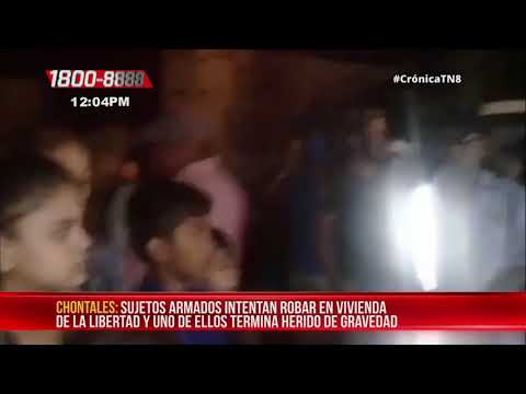 Sujetos armados intentan robar en una vivienda del municipio La Libertad – Nicaragua