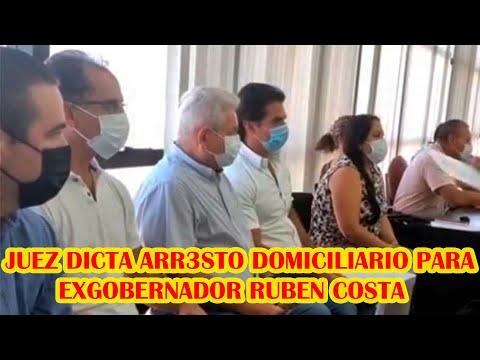 EXGOBERNADOR RUBEN COSTA CON DET3NSIÓN DOMICILIARIA POR EL CASO DE PÚBLICIDAD FANTASMA..