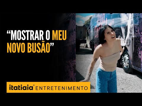 ANA CASTELA MOSTRA ÔNIBUS DE LUXO PARA NOVA TURNÊ E SURPREENDE