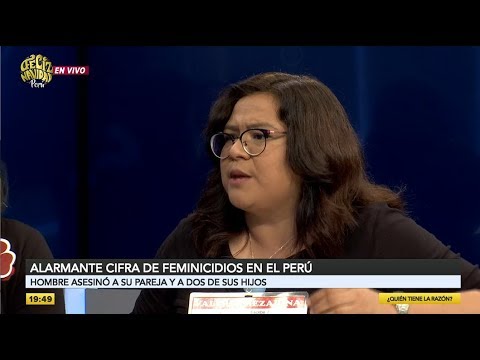 Valeria Mezarina: Las mujeres se está muriendo y nosotros estamos contemplando