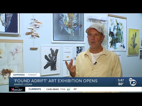 Found Adrift art exhibition from Ron Miriello opens in Barrio Logan