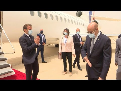 Macron arrive en Mauritanie pour le sommet du Sahel contre les jihadistes | AFP Images