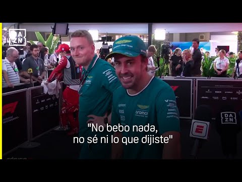 Fernando Alonso, con calambres y deshidratado tras la durísima carrera en Singapur de F1 | #CódigoF1