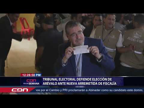 Tribunal Electoral defiende elección Arévalo ante nueva arremetida de fiscalía