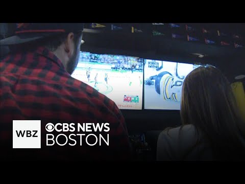 Boston sports fans watch dueling Bruins, Celtics playoff games