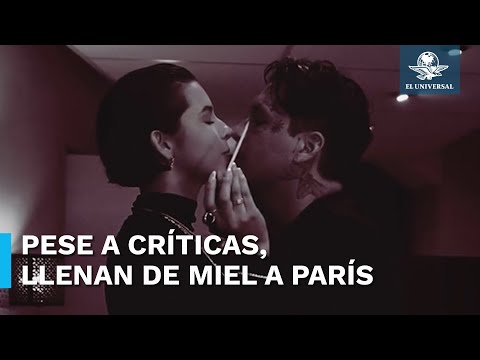 Ángela Aguilar y Nodal derrochan amor desde París