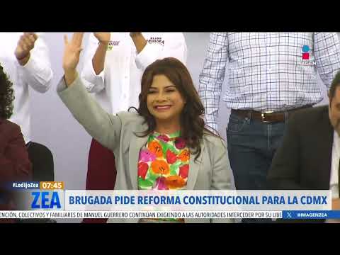 Clara Brugada pide reforma constitucional para la CDMX | Noticias con Francisco Zea