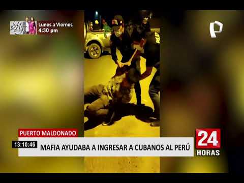 Puerto Maldonado: capturan a sujetos que ingresaban ilegalmente a cubanos