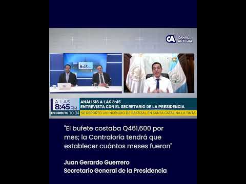 Juan Gerardo Guerrero: Por bufete se pagó más de Q460 mil con recursos públicos