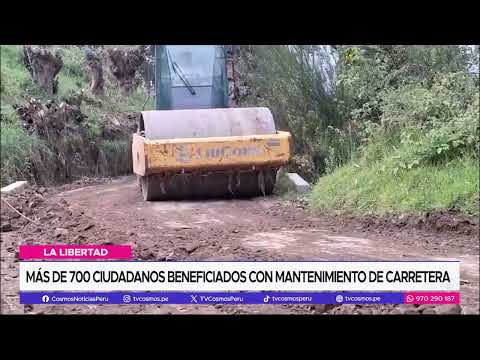 La Libertad: Más de 700 ciudadanos beneficiados con mantenimiento de carretera