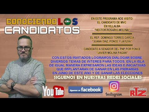 OTRO PROGRAMA DE CONOCIENDO LOS CANDIDATOS, FORMULAMOS PREGUNTAS Y ELLOS CONTESTAN - COMPARTE