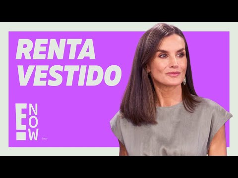 LETIZIA CON VESTIDO ALQUILADO