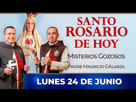 Santo Rosario de Hoy | Lunes 24 de Junio - Misterios Gozosos #rosario