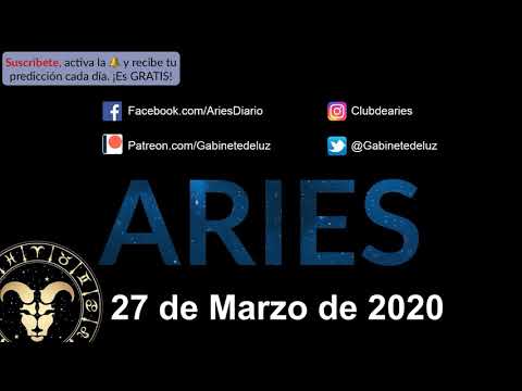 Horóscopo Diario - Aries - 27 de Marzo de 2020