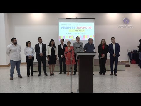Presentan integrantes del Comité del Frente Amplio por México en SLP