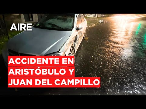 Santa Fe: accidente de tránsito en Aristóbulo y Juan del Campillo