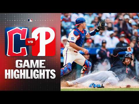 클리블랜드 가디언스 vs 필라델피아 필리스 경기 하이라이트 (5/24/26) | MLB 하이라이트