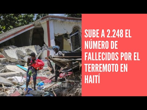 Sube a 2.248 el número de fallecidos por el terremoto en Haití