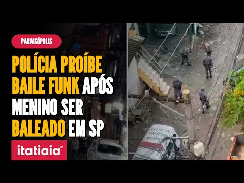 POLÍCIA FAZ CERCO EM PARAISÓPOLIS E PROÍBE BAILES FUNK APÓS MENINO SER BALEADO