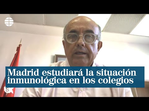 Madrid anuncia que realizarán PCR en los colegios para estudiar la situación inmunológica
