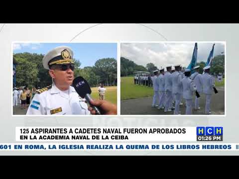 125 aspirantes a cadetes se suman a la Academia Naval de La Ceiba, Atlántida tras ser aprobados
